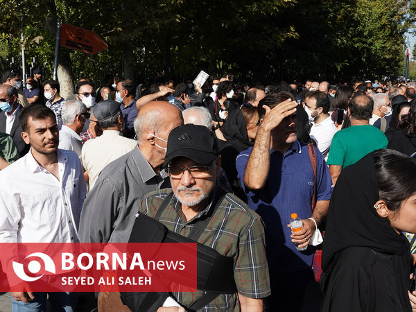 تشییع پیکر هوشنگ ابتهاج (سایه )