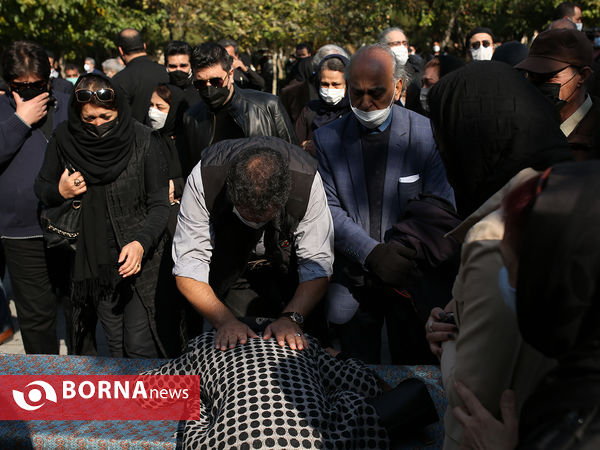 مراسم وداع با پورنگ پورشیرازی
