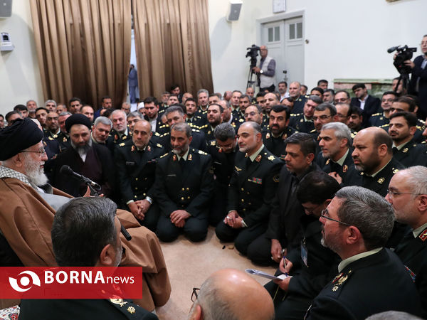 دیدار فرماندهان نیروی انتظامی با رهبر معظم انقلاب اسلامی