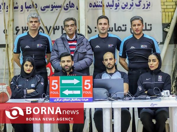 دیدار تیم های بسکتبال نبوغ - توفارقان