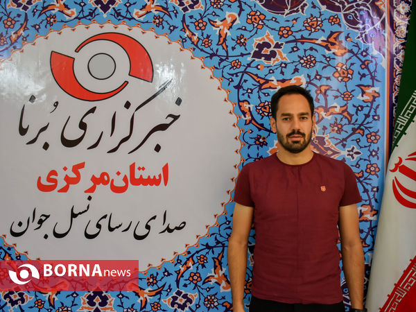 حضور اعضای تیم فوتبال آلومینیوم در دفتر خبرگزاری برنا