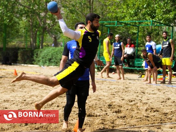 اردوی تیم ملی هندبال ساحلی در اصفهان