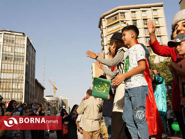 مهمانی ۱۰ کیلومتری به مناسبت عید غدیر