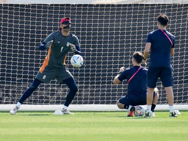 تمرین تیم ملی قبل از دیدار با ولز