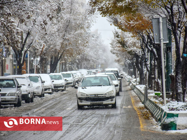 چهره زمستانی اراک در آخرین ماه پاییز