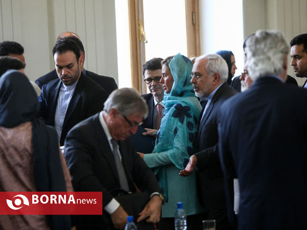 دیدار محمد جواد ظریف و فدریکا موگرینی