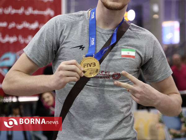 استقبال از تیم والیبال جوانان ایران