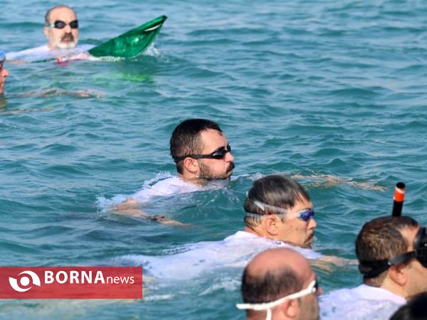 حضور دو شناگر کرمانی درنوزدهمین دوره شنای جانبازان در خلیج فارس
