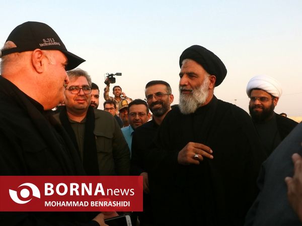 مانور آغاز عملیات خدمات رسانی به زوار اربعین در شلمچه