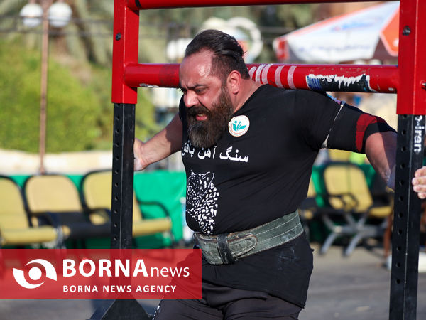 روز نخست مسابقات قویترین مردان کارگری