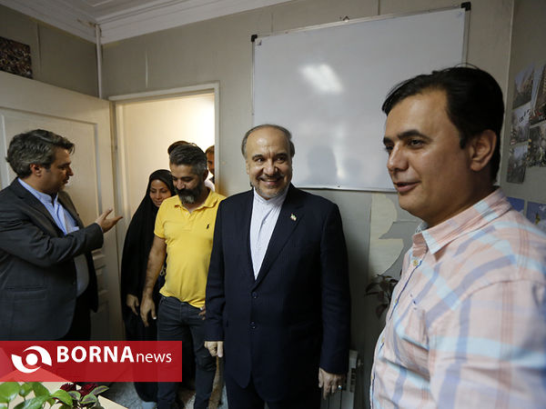 حضور وزیر ورزش و جوانان در خبرگزاری برنا
