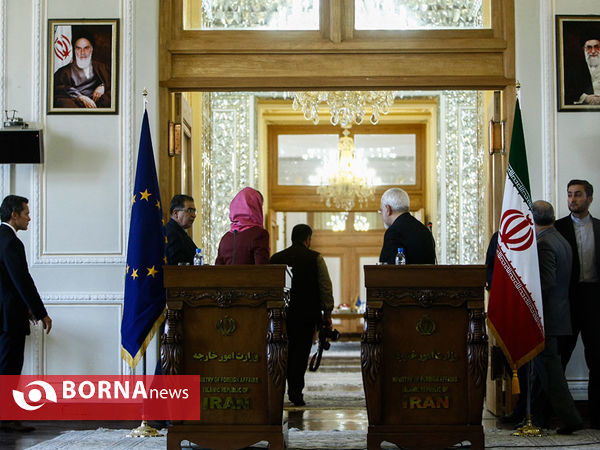 نشست خبری ظریف و موگرینی