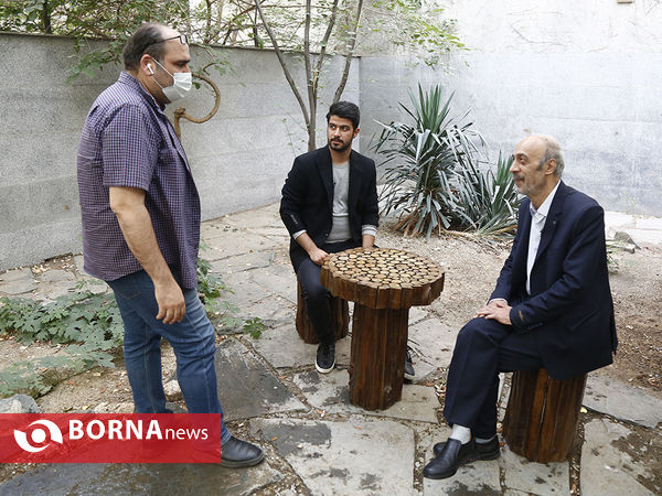 حضور مجید شاپوری در خبرگزاری برنا