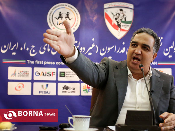 نشست خبری رییس فدراسیون موی تای