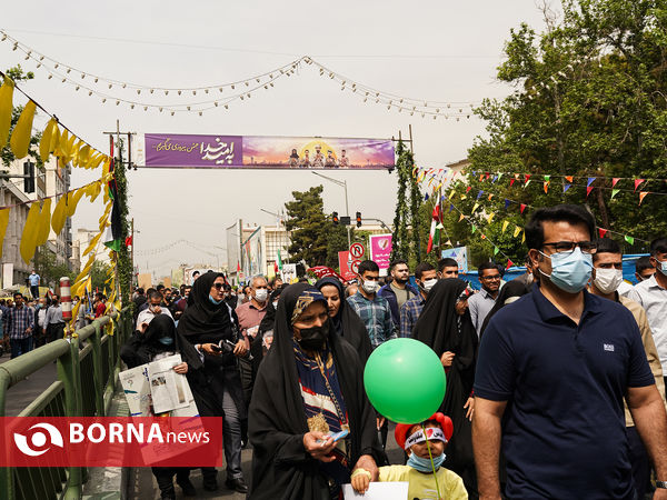 راهپیمایی روز قدس در تهران