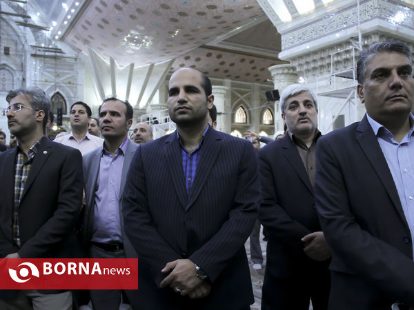 تجدید میثاق  وزیر و کارکنان وزارت تعاون، کار و رفاه اجتماعی با آرمان های امام راحل