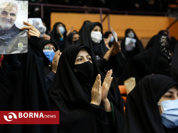 اجتماع دختران حاج قاسم - ورزشگاه ۱۲هزار نفری آزادی