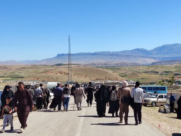 بازدید اعضای بسیج رسانه شهرستان ری از مناطق جنگی