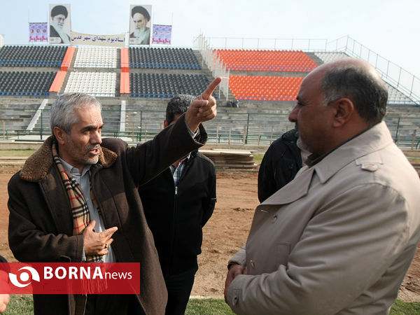 بازدید سرپرست باشگاه پرسپولیس از ورزشگاه قدس
