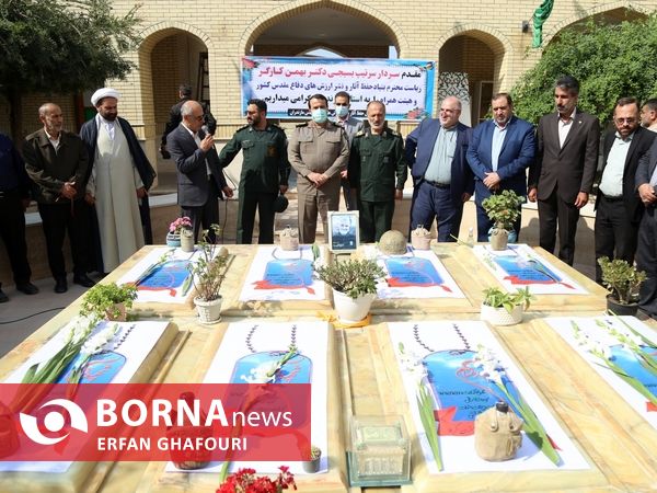 عطرافشانی یادمان شهدای گمنام ساری در هفته پارالمپیک