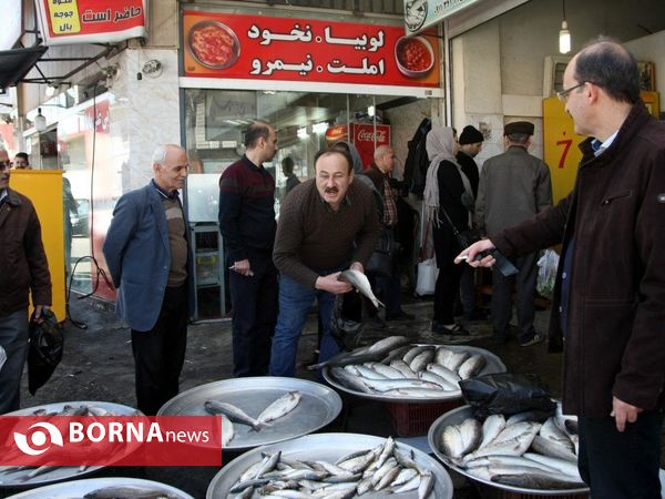 بازار لاهیجان در اخرین روز سال 96