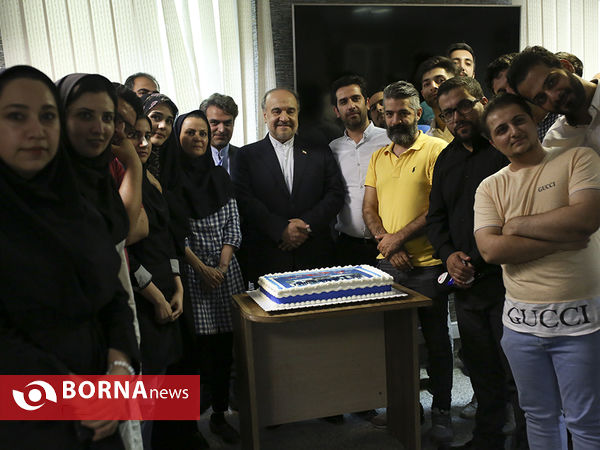 حضور وزیر ورزش و جوانان در خبرگزاری برنا