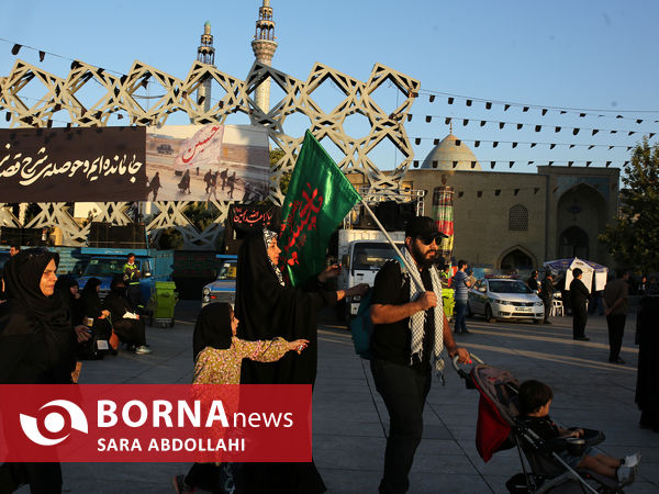 پیاده روی جاماندگان اربعین در تهران