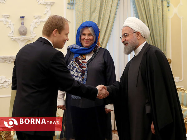 دیدار دکتر روحانی با وزیر امور خارجه استونی
