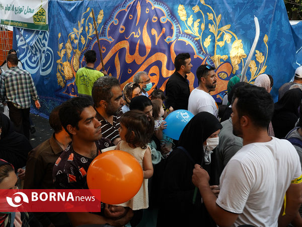 مهمانی ۱۰ کیلومتری به مناسبت عید غدیر