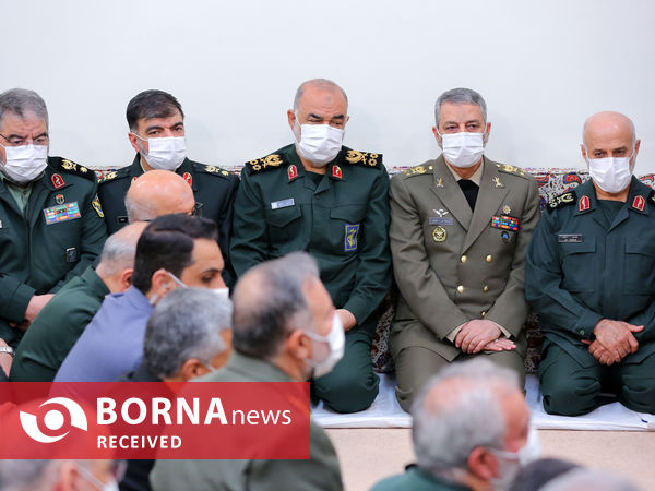 دیدار فرماندهان و مسئولان ارشد نیروهای مسلح با رهبر انقلاب