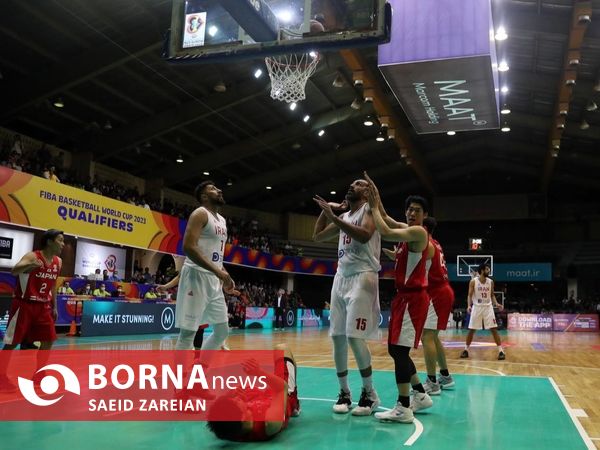 دیدار تیم های بسکتبال ایران - ژاپن