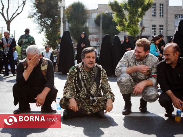 رژه نیروی های مسلح شهرستان قدس