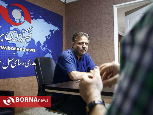 حضور علیرضا نجف زاده در خبرگزاری برنا