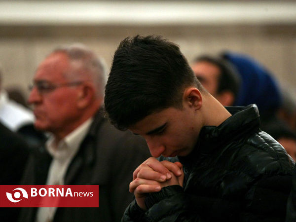 مراسم سال نو میلادی در کلیسای گریگور مقدس