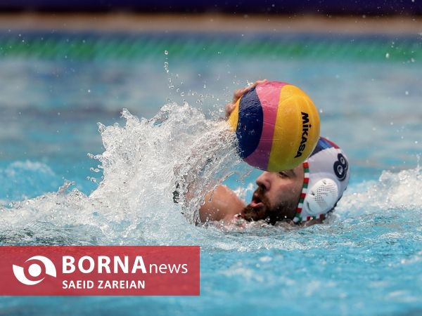 رقابت‌های واترپلو قهرمانی آسیا| ایران - کره جنوبی