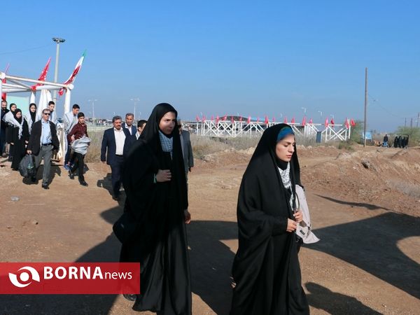 سفر قهرمانان آسیایی و پارا آسیایی راهیان نور به اروند