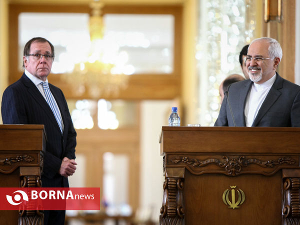 دیدار و کنفرانس مشترک خبری وزرای خارجه ایران و نیوزلند