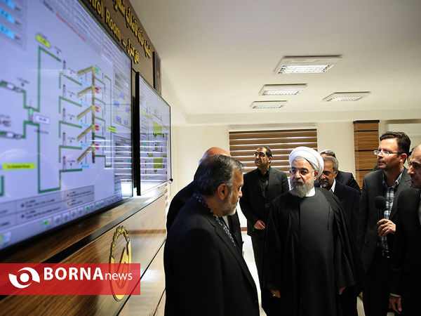 افتتاح تصفیه خانه فاضلاب «خِین عرب» مشهد با حضور رییس جمهوری