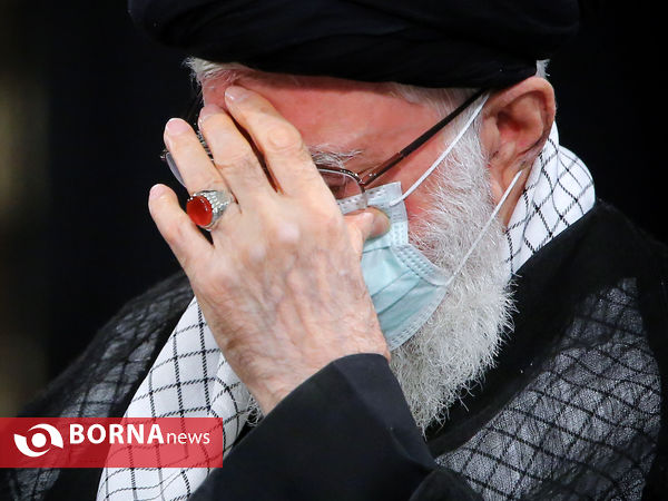 مراسم عزاداری شب هشتم ماه محرم الحرام با حضور مقام معظم رهبری