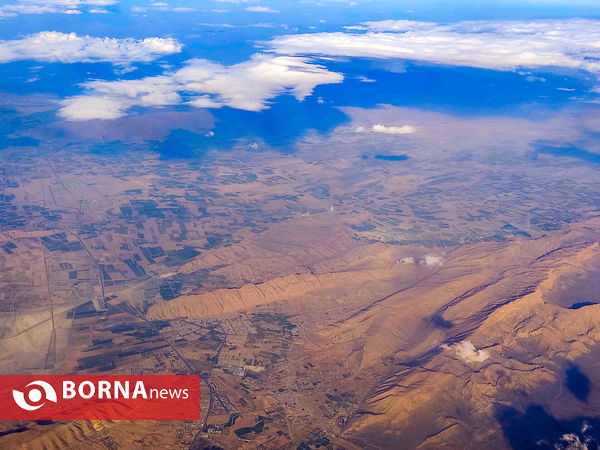 از کیش تا تهران بر فراز ابرها