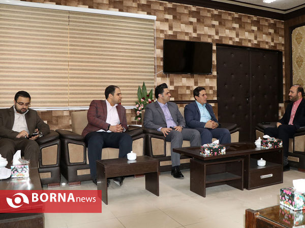 دیدار مدیرکل ورزش و جوانان استان اصفهان با فرماندار شهرستان لنجان