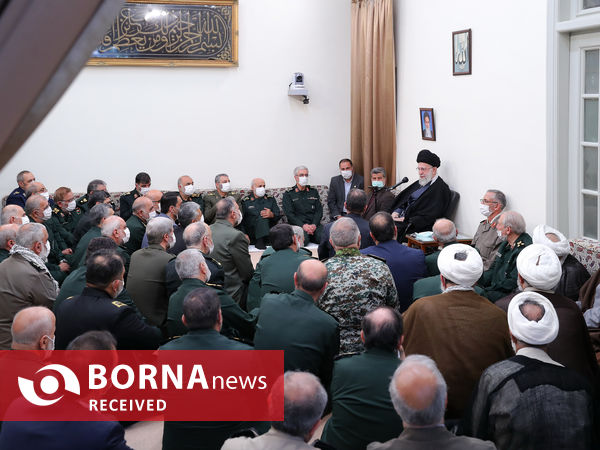 دیدار فرماندهان و مسئولان ارشد نیروهای مسلح با رهبر انقلاب