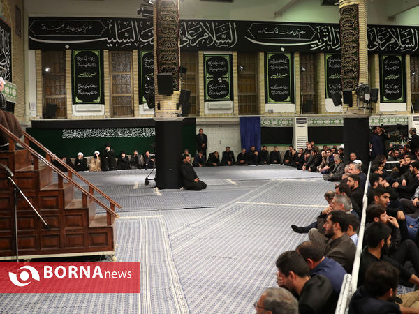 نخستین شب عزاداری ایام شهادت امام حسین (ع) در حضور رهبر معظم انقلاب