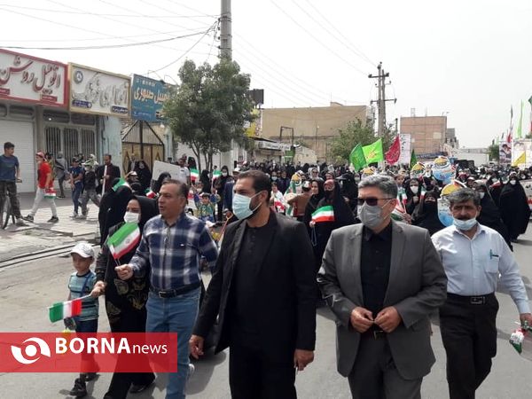 راهپیمایی روز قدس_ شهرستان قرچک