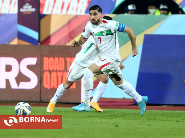 دیدار تیم های فوتبال ایران - امارات