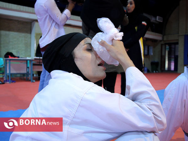 تمرین تیم ملی کاراته بانوان