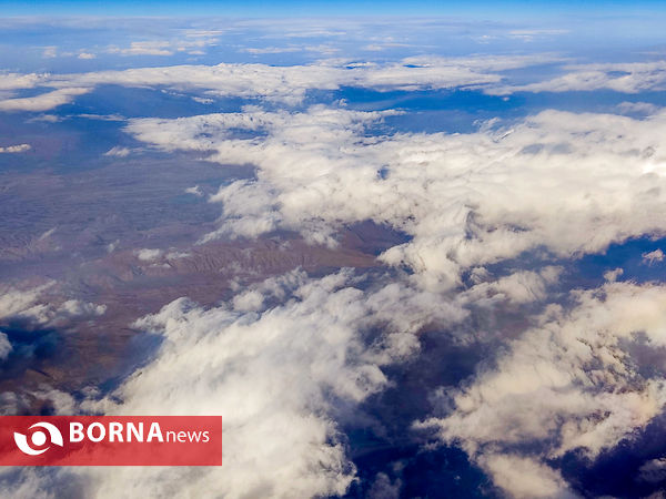 از کیش تا تهران بر فراز ابرها
