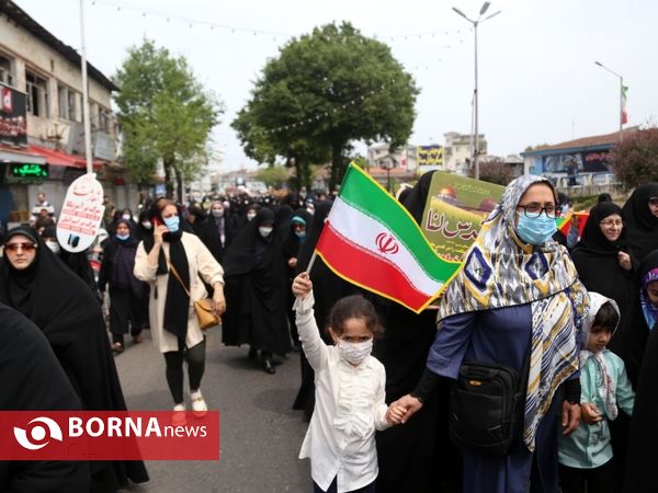 راهپیمایی روز قدس_ بندرانزلی