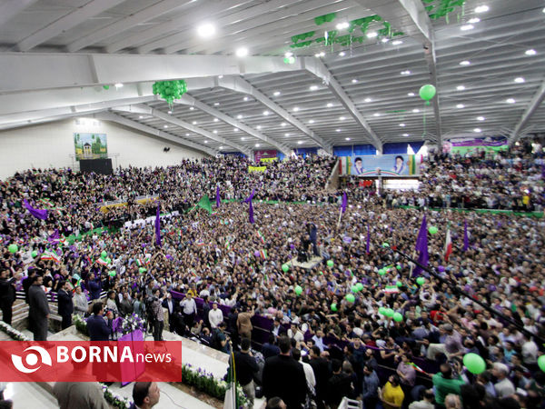 همایش حامیان روحانی با حضور اسحاق جهانگیری در شیراز