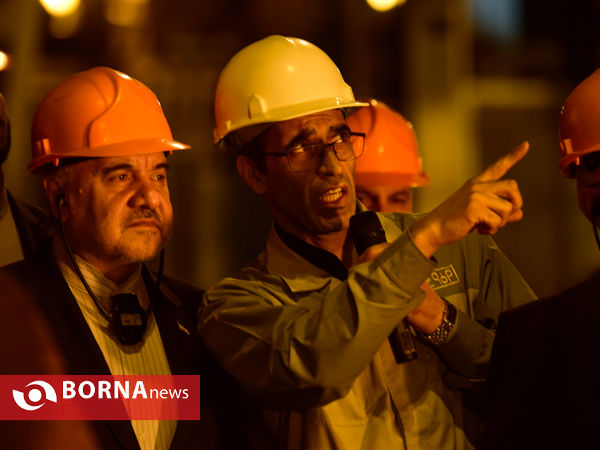 بازدید وزیر ورزش و جوانان از شرکت فولاد مبارکه